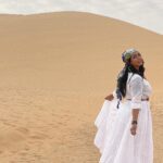 Hitha Chandrashekar Instagram - My first ever time in a desert!‼️💫 it was magical ❤️🙏🏻✨ Thanks @yogawithsamy @yogawithprema for lending me your outfit/scarf to put together this look 🤗❤️ Video @kiran_srinivas_official Wahiba Sand Desert, Oman