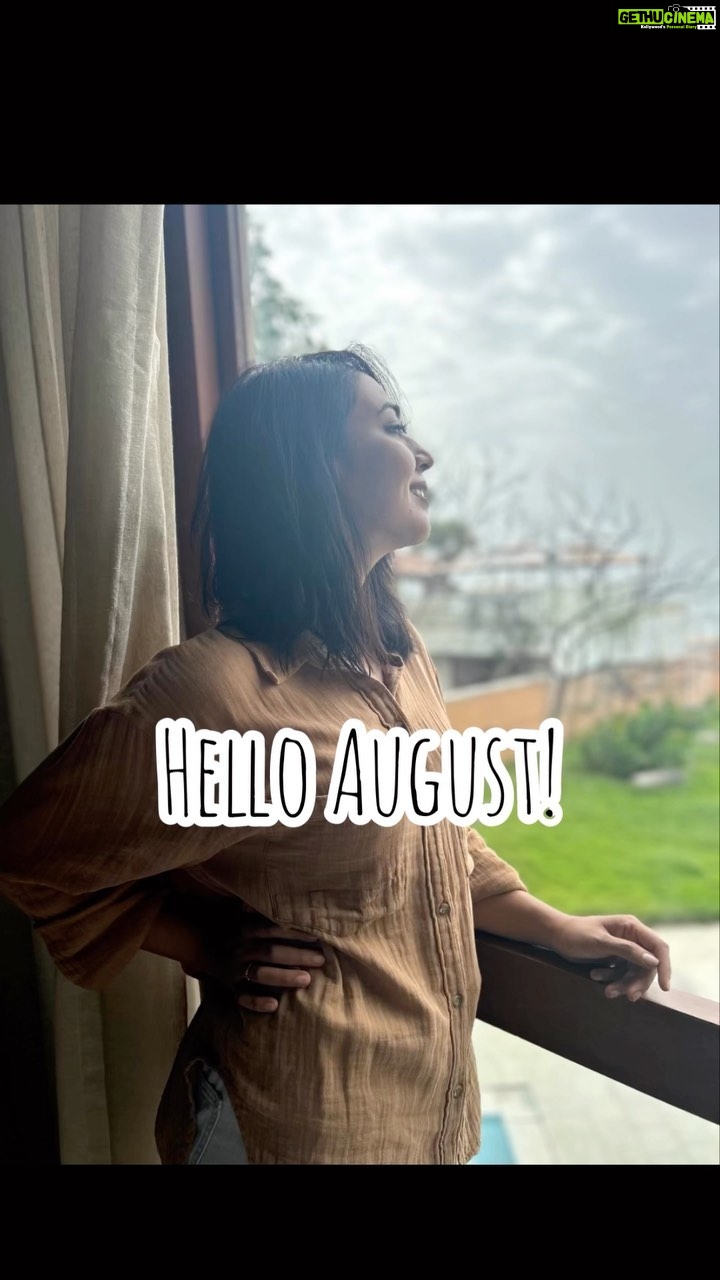 Hitha Chandrashekar Instagram - July literally went by in a blink! Grateful for the Truly eventful, enriching and empowering experiences it brought to me. As for August, it’s about revising, repeating, practising, readying myself for whatever life throws at me! I’m ready! Hello & TIA, August :) Wishing y’all an August, August!✨