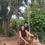 Hitha Chandrashekar Instagram - A Day at @agani.reserve - Scenic route, an aesthetic home stay, lip smacking food, surrounded by nature, free natural massage under the falls, great company and the best part- The babies - Zara, Charlie, Nala, Bullet and Chilly! If you’re a dog lover- this place is your paradise! Thank you @nachiketh412 & Family for being so warm and welcoming, felt at home albeit we were here only for a day! Coming back for sure ✨