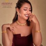 Hitha Chandrashekar Instagram - Not a fan of very heavy pieces? Well neither is @thehithaceee as we’ve found out, in this collaboration of Hitha x @arjunaa_jewellers! Which is why this rose-gold set with Kundan fit her vibes to perfection, especially when combined with lovely, light filigree work bangles and a matching ring to go with it! #indian #bridaljewellery #diamonds #gemstones #gold #best #gold #jewellery #indianjewellery #jewellery #bestjewellery #bangalorejeweller #kundanjewellery #diamonds #gemstones #goldjewellery #arjunaa #amazingjewellery #gold #indian #ethnicjewellery #best #diamond #gem #jewellery #indianjewellery Jayanagar 4T Block