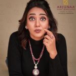 Hitha Chandrashekar Instagram - Wondering what gemstone to pick? @thehithaceee recommends this lovely Tourmaline and Uncut-Diamond necklace that caught her eye almost as soon as she walked into @arjunaa_jewellers. And if you’re anything like our muse, you can rest assured that if she can rock this set on everyday wear, so can you! #instajewelry #jewelleryoftheday #pretty #blingbling #kundan #jewellery #jeweller #jewellers #jewellerygram #jewellerydesigns #jewellerstagram #jewellerywearer #jewelry #jewelrygram #jewelrylover #indianjewellery #bangalore #art #handmadejewellery #designerjewellery #jewellery #jewelry #gold #goldjewelry #silver #silverjewelry #unique #uniquejewelry #arjunaa