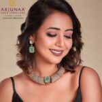 Hitha Chandrashekar Instagram - For @arjunaa_jewellers Makeup @makeupdiaries_by_ashwini Styling @harshithareddy_stylebook Hair @hair_by_megha_2018 Photography @lazerlenzphotography Studio @studiomayartha #loveandgratitude