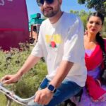 Ihana Dhillon Instagram - #bts #jindekundelalao 😜 @hrprt_dhlln * * * * * #instagood #instamood #instareels #trendingreels #trendingsongs #punjab #punjabisongs #summers #makeup #hairstyles #punjabisuits
