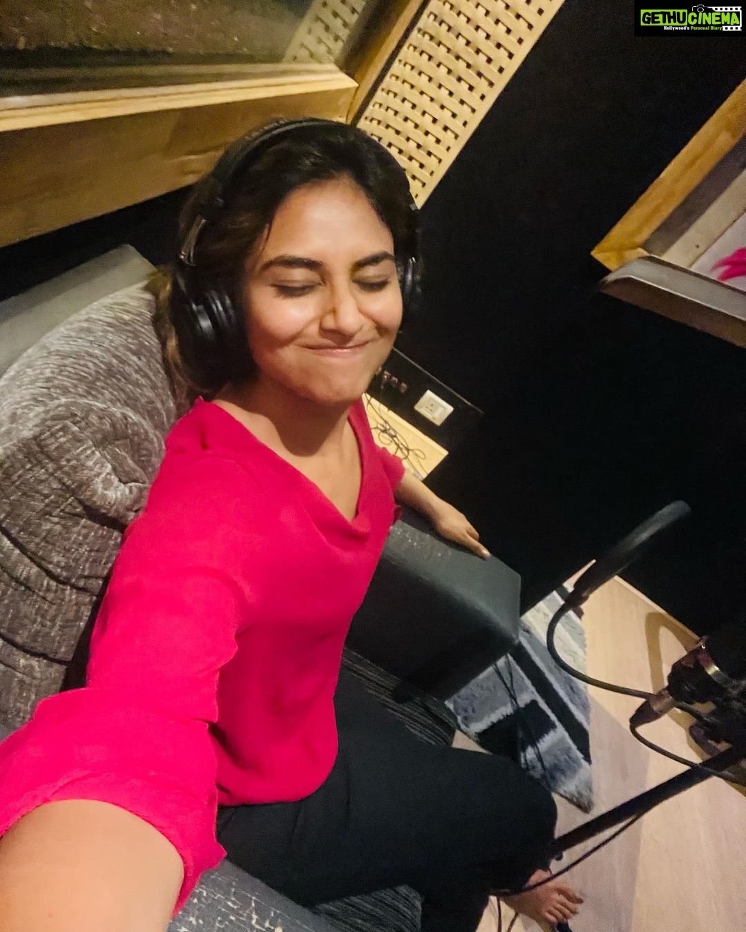 Indhuja Ravichandran Instagram - Dubbing part ends sappy !!! For #parking 🫶