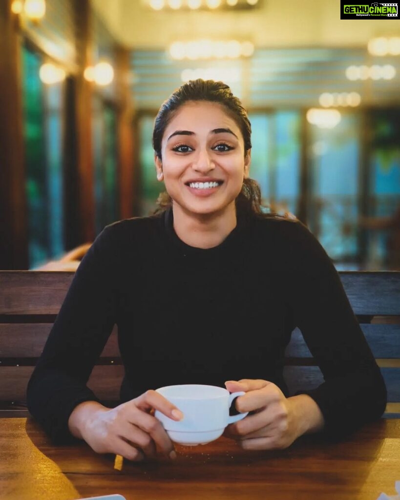 Indhuja Ravichandran Instagram - Coffee Candids in @wildplanetresort 🖤 . . . . . Thank you @tripstoluxury @shashanksivapurapu for introducing this beautiful serene place 🤍 Devala