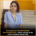 Ira Khan Instagram - *TRIGGER WARNING* Ira Khan, daughter of actor Aamir Khan, says it’s understandable that people are ‘scared’ of even using the word suicide. Speaking on World Suicide Prevention Day today, she tells us, “Everybody is scared of saying the word suicide because death is a very scary thing, and it’s understandable. But, that is exactly why we should start talking about it. When you understand what it means and know you can do something about it, you realise it doesn’t happen without any warning signs. There is stigma, but lack of knowledge, too.” @khan.ira Interview: @rishazod For full interview, link is in the bio. . . . #irakhan #aamirkhan #mentalhealth #suicide #worldsuicidepreventionday