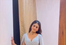 Isha Malviya Instagram - Ye Lo Transition Reel🦋🙈 #trending #transition #instagramreel . Makeup & Hair: @makeoversbyadnan @r.k_beauty_artist Outfit: @frontierphagwara Jewels: @manimuktaajewels Team: @insyncdigitals