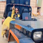 Isha Malviya Instagram - @shubhworldwide 🔥🏎️ #stillrollin #udaariyaan #harleen #trendingreels