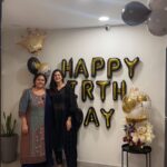 Isha Rikhi Instagram - This has been the best birthday ever with so much love and pampering with my family and friends all at one place. ❤️ Am carrying all the warmth of your birthday wishes in my heart. Reading all your messages makes me so happy🤗I’m BEYOND grateful♾️ Thank you everyone🌸 Love you all 🫶🏻 Wearing my favourite @shopmulmul 🖤