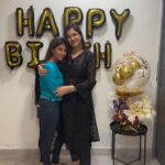 Isha Rikhi Instagram - This has been the best birthday ever with so much love and pampering with my family and friends all at one place. ❤️ Am carrying all the warmth of your birthday wishes in my heart. Reading all your messages makes me so happy🤗I’m BEYOND grateful♾️ Thank you everyone🌸 Love you all 🫶🏻 Wearing my favourite @shopmulmul 🖤