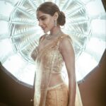 Ishita Raj Sharma Instagram - That old world charm! Wardrobe- @archanakochharofficial couture! Jewellery- @aquamarine_jewellery Hair- @latikajathar Makeup- 🙋🏻‍♀️ 📸- @deepak_das_photography