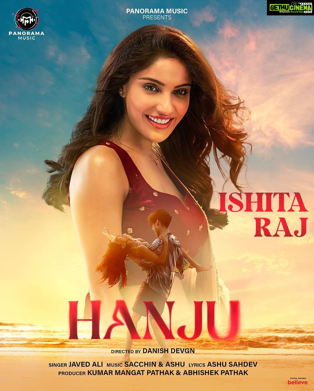 Ishita Raj Sharma Instagram - Get ready to experience a symphony of emotions in this musical saga #Hanju 🎶❤️ Song releasing soon on #PanoramaMusic YouTube Channel @javedali4u @priyanksharmaaa @daanishgandhi @sacchinkapoor @ashu.sahdev @Sacchinashumusic @vikasjoshi.dop @kumarmangatpathak @abhishekpathakk @panoramamusic