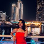 Ivana Instagram - City lights and Dubai nights🌃 📸 @leo_shaji__ #dubai#cruise Dubai,UAE.