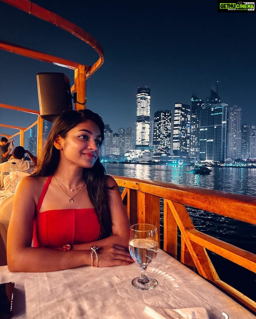 Ivana Instagram - City lights and Dubai nights🌃 📸 @leo_shaji__ #dubai#cruise Dubai,UAE.
