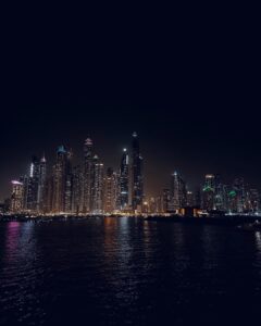 Ivana Instagram - City lights and Dubai nights🌃

📸 @leo_shaji__ 

#dubai#cruise