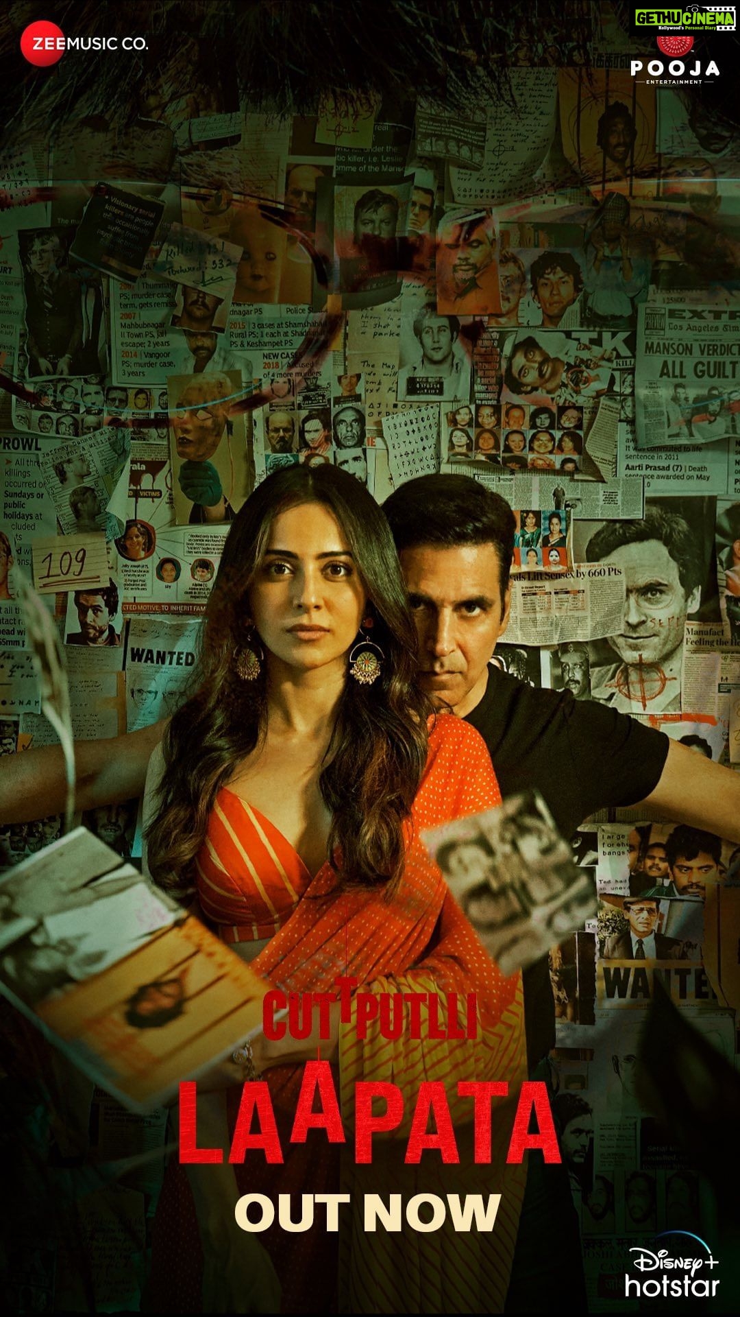 Jackky Bhagnani Instagram - Dorr hai kiski, kisko pata... Cuttputlliyaan hai hum saare yahaan! Listen to #Laapata song out now on @zeemusiccompany @akshaykumar @rakulpreet @adityadevmusic @payaldevofficial @devnegilive @therashmivirag . . . @VashuBhagnani @deepshikhadeshmukh @ranjitmtewari @pooja_ent @disneyplushotstar #CuttputlliOnHotstar