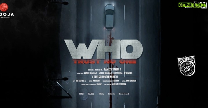 Jackky Bhagnani Instagram - Delighted to announce the association with director Ramesh Varma and Music by Devi Sri Prasad for our next titled #WHO. Set to release Pan India in 5 different languages. @Pooja_ent @vashubhagnani @Deepshikhadeshmukh @Dirrameshvarma @thisisdsp @sagar_singer
