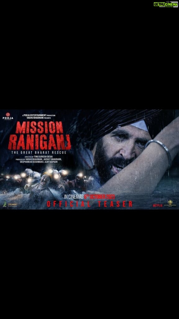 Jackky Bhagnani Instagram - Courage comes from the unlikeliest of places, 350 feet deep, where a hero will rise and bring hope. #MissionRaniganjTeaser out now. Watch the story of Bharat’s true hero with #MissionRaniganj in cinemas on 6th October. @akshaykumar @vashubhagnani @parineetichopra @tinudesaiofficial @deepshikhadeshmukh @ajay_kapoor_ @ravikishann @kumudkmishra @pavanrajmalhotra @badolavarun #RajeshSharma @dibyenduofficial @virendrasaxenna07 @jameel.mumbai @mukeshsbhatt @ananthmahadevanofficial #ShishirSharma #SudhirPandey #BachanPachera #OmkarDasManikpuri @Kingrani.Deepak @pooja_ent @jjustmusicofficial @pvrpictures