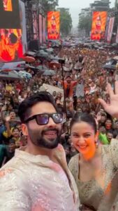 Jackky Bhagnani Instagram - What an electrifying #DahiHandi celebration it was! Heartfelt thanks to the Honorable Chief Minister @mieknathshinde for having me there. The energy and enthusiasm were off the charts. 🌟 #DahiHandi #IncredibleExperience