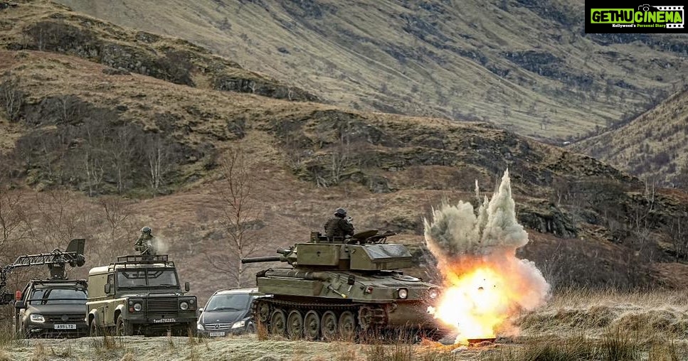 Jackky Bhagnani Instagram - Guns… Tanks… Explosions…kaboom 💥 See you guys at the cinemas. #BMCM #Scotland