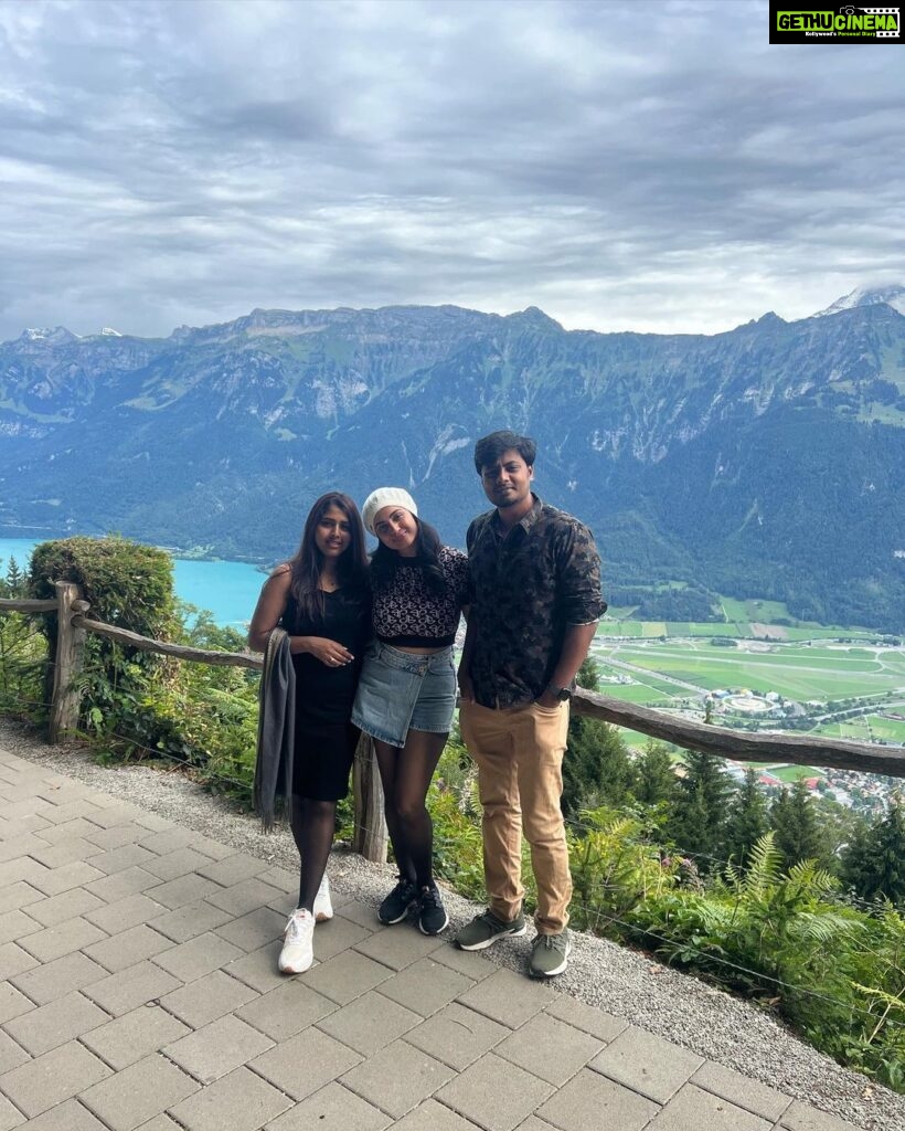 Janani Ashok Kumar Instagram - INTERLAKEN YOU IRRESISTIBLE BEAUTY 🫠💯♥️ #switzerland #traveldiaries #europe #memories #lifeisbeautiful Interlaken, Switzerland