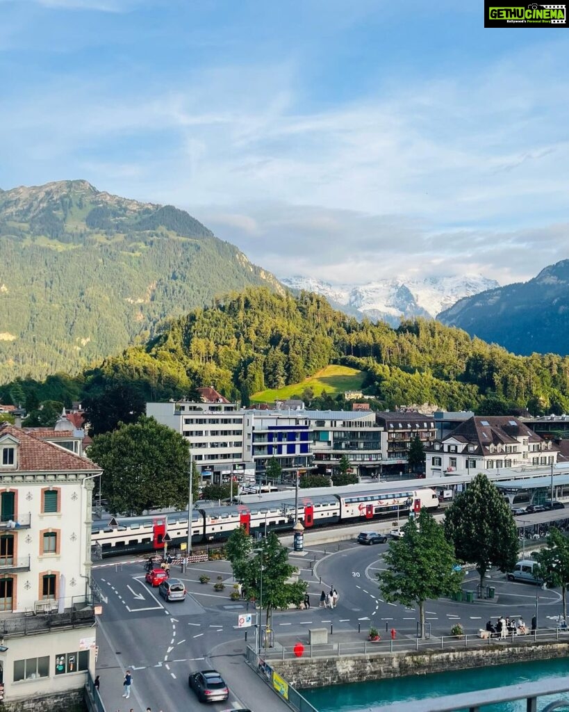 Janani Ashok Kumar Instagram - 🌱🪻🌻 Interlaken, Switzerland