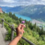 Janani Ashok Kumar Instagram – Every inch of this city is so so beautiful that’s all I can say about Switzerland 🇨🇭 
It’s literal heaven on earth 
If you love travelling & wanna explore Europe just start to save money & make it up to this place at least once in your life time it’s all worth it 🫠💯🤍🩵
–
📸: @madhumitha_sivasankar 
#harderkulm #interlaken #switzerland🇨🇭 #traveldestination #travel #memoriesforlife #ootdfashion #styling #adidas #zara #zarawoman #hm Harder Kulm – Top of Interlaken