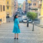 Janani Ashok Kumar Instagram - A Day To Remember 🩵💯 - #rome #italy #vatican #vaticancity #vaticanmuseum - PC: @madhumitha_sivasankar Wearing: @myntra Footwear: @hm Vatican Museums - Musei Vaticani