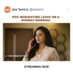 Janani Ashok Kumar Instagram - If you are looking for a sign to take off today 😛 This is it😉 #VeraMaariOffice - An Aha Daily Series 🥰 Now Streaming 📌 @rjvijayofficial @vishnuvijay_offl @janani_ashokkumar @soundariya_nanjundan @lavanyaa_official @sarithiran_rj @kannadhasann @yenceesanjeev @syamathegaama @vjpaaru @vjpappu @vikkals_vikram @rjshivakanth @chidambarammanivannan @saranraghavan @bhimboy21 @vdhevan @shimona_stalin @vijaysiddhartha @kanaa_production @sathish_pro #VeraMaariOfficeOnAha #VMO #AhaTamil #AhaOriginal #dailyseries