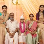 Janani Ashok Kumar Instagram - Family 🤍🧿🙏🏼 - Jewellery: @methurna_collections 📸: @gk_.photography._ Coimbatore, Tamil Nadu