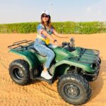 Janani Ashok Kumar Instagram - There’s no ‘right’ time, there’s just time & what you do with it. I’m busy making memories, one such memory from my last year’s trip to Dubai 🇦🇪 - #dubai #desertsafari #makingmemories Desert Safari Dubai