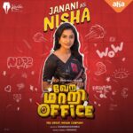 Janani Ashok Kumar Instagram - #YourReletableOfficeGang😆 Ivadhan indha gang oda leaderu, iva achievements'ku illa oru borderu! ivaluku theva illa gun'nu, ivadhan #VeraMaariOffice oda singapennu!👸 Meet #Nisha #VeraMaariOfficeOnAha coming soon! @rjvijayofficial @vishnuvijay_offl @janani_ashokkumar @soundariya_nanjundan @lavanyaa_official @iam_sarithiran @kannadhasann @yenceesanjeev @syamathegaama @vjpaaru @vjpappu @vikkals_vikram @rjshivakanth @chidambarammanivannan @saranraghavan @kanaa_production @teamaimpro @sathish_pro #VeraMaariOfficeOnAha #VMO #AhaTamil #AhaOriginal #dailyseries Chennai, India