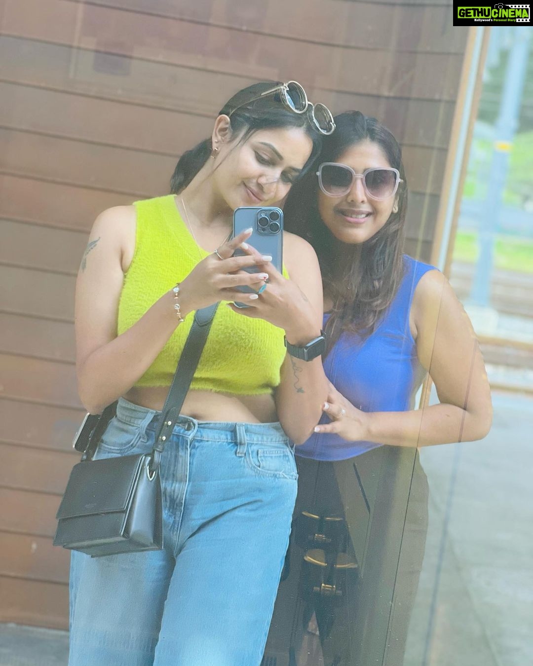 Janani Ashok Kumar Instagram - “BESTIE” A friend who you click with on every level imaginable. A person you can talk, laugh and cry with on both the good and the bad days. Someone who you can't imagine your life without. - #thisisus #madandjan #travel #friendswhotravel #europeoutfit #vacation #switzerland🇨🇭 #swiss Chiasso, Switzerland