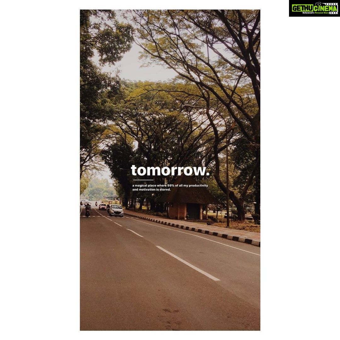 Janani Ashok Kumar Instagram - There’s always a tomorrow but why not today? 😉 Chennai, India