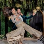 Jasmin Bhasin Instagram - US❤️ Just dancing through life and of course his strong arms holding me tight ❤️🧿 📸 @israniphotography