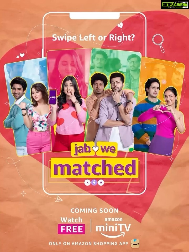 Jasmin Bhasin Instagram - Social media par jo dikhta hai sab sach nahi hota. #JabWeMatched, streaming soon!π₯π #AmazonminiTV #JabWeMatchedOnminiTV #ComingSoon #StayTuned @shivangijoshi18 @pritkamani @revathi.05 @theabhisheknigam @_more.of.me_ @amazonminitv @ttt_official @vaazigar