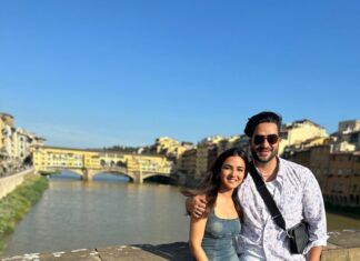 Jasmin Bhasin Instagram - You are my blessing who never fails to leave any stone unturned for my happiness. From the trip to the surprise birthday party last night , you made sure to make my birthday memorable. Being with you is my favourite & safest place to be @alygoni ❤️ Firenze, Tuscany, Italy.