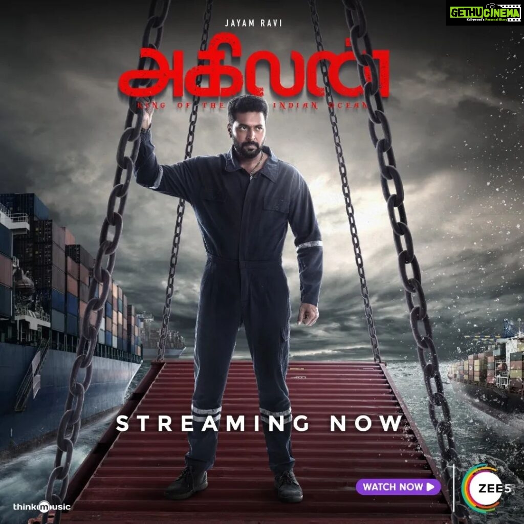 Jayam Ravi Instagram - Watch the story of a smuggler who won’t stop at anything to get what he wants. Agilan is now streaming exclusively on ZEE5. . #ZEE5Tamil #Agilan #AgilanOnZEE5 . @jayamravi_official @screensceneoffl #DirectorKalyan @priyabhavanishankar @itstanya_official @samcsmusic @vivekanand209 @chiragjaniofficial @kirankumar_srinivasan @thinkmusicofficial