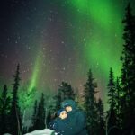 Jayam Ravi Instagram - ‘Those who don’t believe in magic will find it here’ 💚🇫🇮 . . . . 📸 @lappimeri #laplandlove #auroraborealis #northernlights #finnishlapland #magic #coupletravel #travelgram #finland2023 #visitfinland #happycountry #bucketlistcheck #chasinglights #chasingdreams