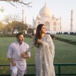 Jayam Ravi Instagram - Ending the Month of Love with the memories of 14.02.2023 ♾️🤍 #februaryfeels #valentinesvibes #throwingitback #tajmahal #wonderoftheworld #prideofindia #yearofbucketlistchecks #validatingourlove #memoriesforlife 📍 Taj Mahal 📸 @abhishekbaliphoto