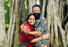 Jayasurya Instagram - 19 years of understanding, respect, care and love. Thank you my love for making my life so meaningful. @sarithajayasurya