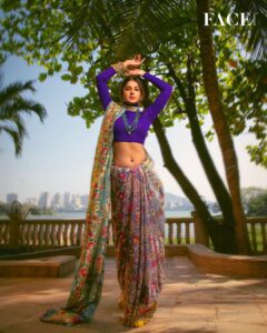 Jennifer Winget Instagram - Testing. Is this thing on?🫣😊 From “𝘰𝘧𝘧 𝘵𝘩𝘦 𝘨𝘳𝘪𝘥” to “𝘰𝘯 𝘵𝘩𝘦 𝘨𝘳𝘪𝘥” again, I am sorry for the prolonged radio silence. But as you can see, I have been busy with the stellar team at @facemag.in and nothing screams “𝘐’𝘮 𝘣𝘢𝘤𝘬 𝘰𝘯 𝘵𝘩𝘦 𝘨𝘳𝘢𝘮” like hitting the ground running as 𝘍𝘢𝘤𝘦 𝘖𝘧 𝘛𝘩𝘦 𝘔𝘰𝘯𝘵𝘩 in scorching March!!! Digging each of these looks, but CANNOT wait to hear what you think of ‘em. PS: I have missed you! Produced By: @facemag.in Publisher: @harshithundet @kanchanshrivastava06 Creative Director: @farrahkader Photographed by: @thebhupeshkalal Stylist: @sameerkatariya92 Makeup & Hair Artist: @rishinaacharya Asst. MUAH: @harrymua93 Interview by: @tanishka.juneja Video shot & edited by: @nobuffermedia @souravkalyani Location: @westinmumbaipowai Artist Managed by: @simmerouquai Wardrobe Printed Co-Ord set by: @houseofara_official Neck piece & Kadas: @womencode.in Ring & Nose ring: @parishrijewellery Sunglass: @the_vintage_snob Nails: @nailsbyjoyceesalve Shoes: @kanvasindia Saree: @bandhanitraditionbyahasan Jewellery: @pushpanjali_jewels Shoes: @londonrag_in Nails: @nailsbyjoyceesalve Outfit & Sling bag: @aseemkapoor_official Earrings & Bangles: @__phullara__ Rings: @rubans.in Nails: @nailsbyjoyceesalve Lehenga: @aditiguptaofficial Jewellery: @parishrijewellery Heels: @sephyr_official Metal Nails: @the_vintage_snob Nail Art: @nailsbyjoyceesalve www.facemagazine.in #FaceMagazine