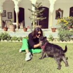 Jennifer Winget Instagram - A little hello to start off your day from me and @desidoggykali 🐾 #furryfriendsforlife#sunnydays#happydays😊☀️