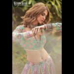 Jennifer Winget Instagram - From Haldi to Sangeet, cocktail to reception; I seem to have got myself a whole wedding album without even having a wedding! Well, atleast I had that steamy “𝘢𝘧𝘧𝘢𝘪𝘳” 😂 Magazine: @weddingaffairofficial Cover star: @jenniferwinget1 Photographer: @amitkhannaphotography Stylist: @juhi.ali Hair and Make-up: @rishinaacharya HMU assistant @raashikashetty Location: @novotelmumbaiairport Artist Managed by: @simmerouquai Co-ordinated by: @nadiiaamalik Wardrobe Blue Lehenga: @theroyaleum Jewellery: @rubans.in Gold Lehenga: @studio.mikukumar Jewellery: @tvishajewlz Saree: @kalkifashion Jewellery: @rubans.in Rings: @h.ajoomal Sharara: @labeld Jewellery: @rubans.in Ring: @anthajewels Gown: @nourbyneharika Jewellery: @limelightdiamonds