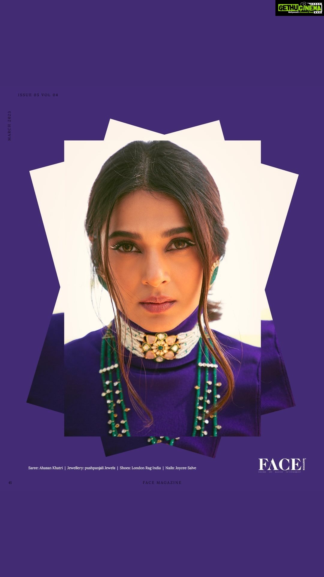 Jennifer Winget Instagram - Lights, Camera and Fancy being the Face of the Month for @facemag.in Produced By: @facemag.in Publisher: @harshithundet Creative Director: @farrahkader Video shot & edited by: @nobuffermedia @souravkalyani Stylist: @sameerkatariya92 Makeup & Hair Artist: @rishinaacharya Photographed by: @thebhupeshkalal Asst. MUAH: @harrymua93 Interview by: @tanishka.juneja Location: @westinmumbaipowai Artist PR: @simmerouquai Wardrobe: Co-Ord set: @houseofara_official Saree: @bandhanitraditionbyahasan Outfit & Sling bag: @aseemkapoor_official Lehenga : @aditiguptaofficial Jewellery: @pushpanjali_jewels Neck piece & Kadas: @womencode.in Ring & Nose ring: @parishrijewellery Earrings & Bangles: @_phullara_ Rings: @rubans.in Sunglass: @the_vintage_snob @thetintedstory Shoes: @kanvasindia @londonrag_in @sephyr_official Nails: @nailsbyjoyceesalve Metal Nails: @the_vintage_snob #FaceMagazine #ExclusiveShoot #Interview #JenniferWinget #Photoshoot #FashionReel #Reels #ReelsInstagram #Explore