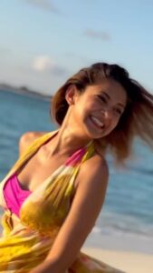Jennifer Winget Instagram - She beats to the beauty of her wildflower heart and seashore soul 🌼🍃🪸🌊🐚🕊️