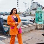 Jewel Mary Instagram - Orange marmalade 🍊 Stylist : @tharunya_vk Wardrobe: @la_adam_dich_ Accessories: @kaya_online_ Captured by @drishyam_weddings_ Make up @glammwithshe London, United Kingdom