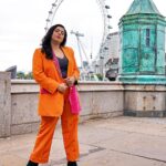 Jewel Mary Instagram - Orange marmalade 🍊 Stylist : @tharunya_vk Wardrobe: @la_adam_dich_ Accessories: @kaya_online_ Captured by @drishyam_weddings_ Make up @glammwithshe London, United Kingdom