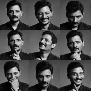 Jiiva Instagram - Redefining “NAVARASA” in one frame !!! 

Styled : @by_sarana 
Outfit : @gatsby.in 
Team: @sat_narain @shotsbyuv @the.portrait.culture @tip_toe_photography
Concept curation : @v_ininess 

#jiiva #jiivafans #jiivatrends #lovejiiva #actorjiiva #jiivamemes #jiivafc