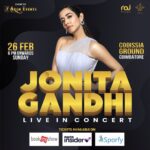 Jonita Gandhi Instagram – Coimbatore… ready ah? Ticket link in bio. See you on the 26th!!!

@aruneventsofficial